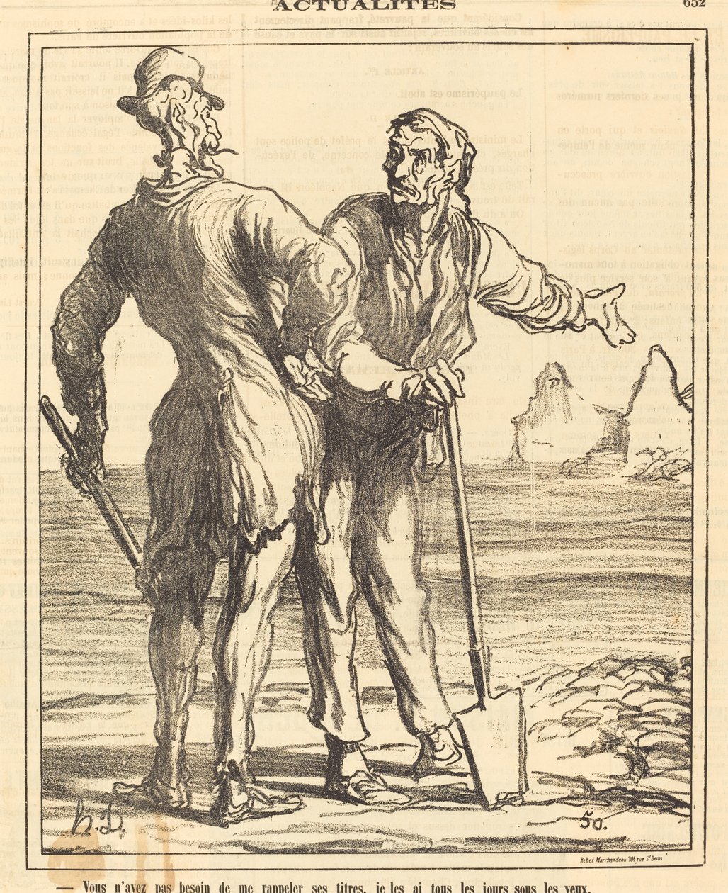Jeho tituly mi nemusíš připomínat... od Honoré Daumier
