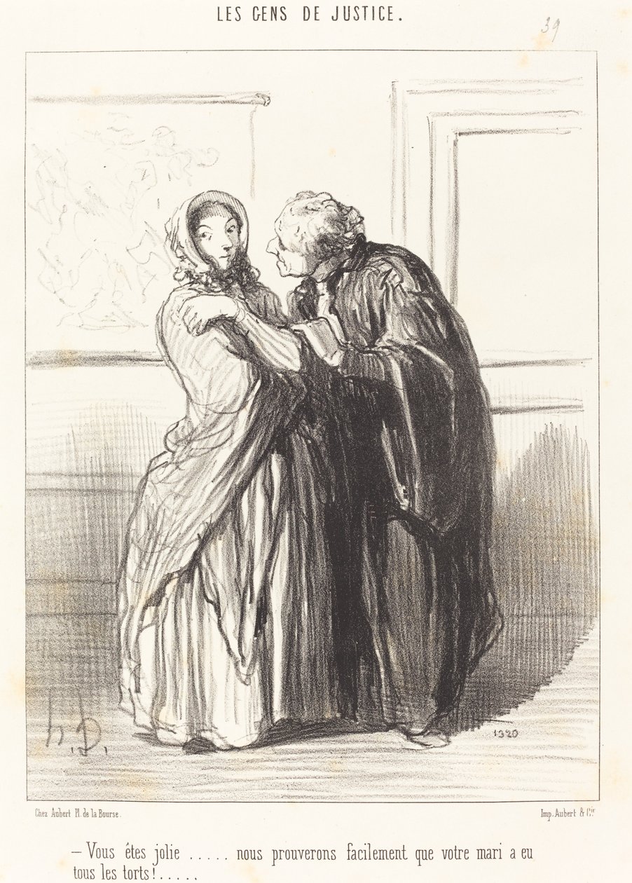 Jsi krásná... od Honoré Daumier