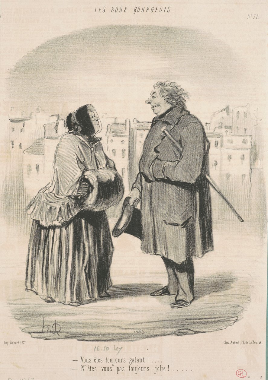 Jste vždy galantní! ... od Honoré Daumier