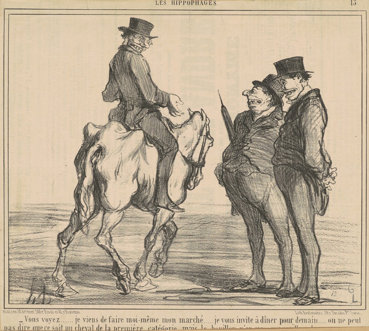 Vidíte...právě jsem udělal...můj trh... od Honoré Daumier