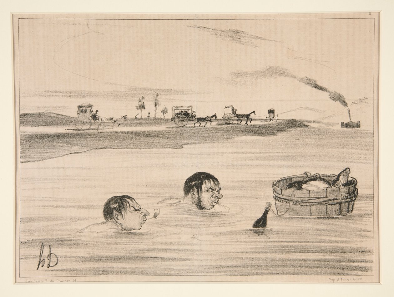Plavba po St. Cloud od Honoré Daumier