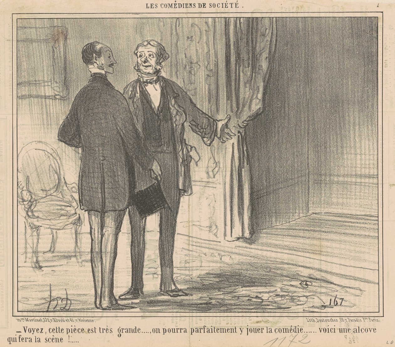 Vidíte, tato místnost je velmi velká... od Honoré Daumier
