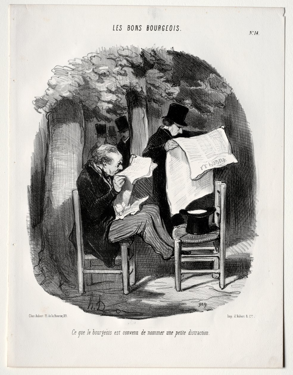 Co buržoazie nazývá mírným rozptýlením od Honoré Daumier