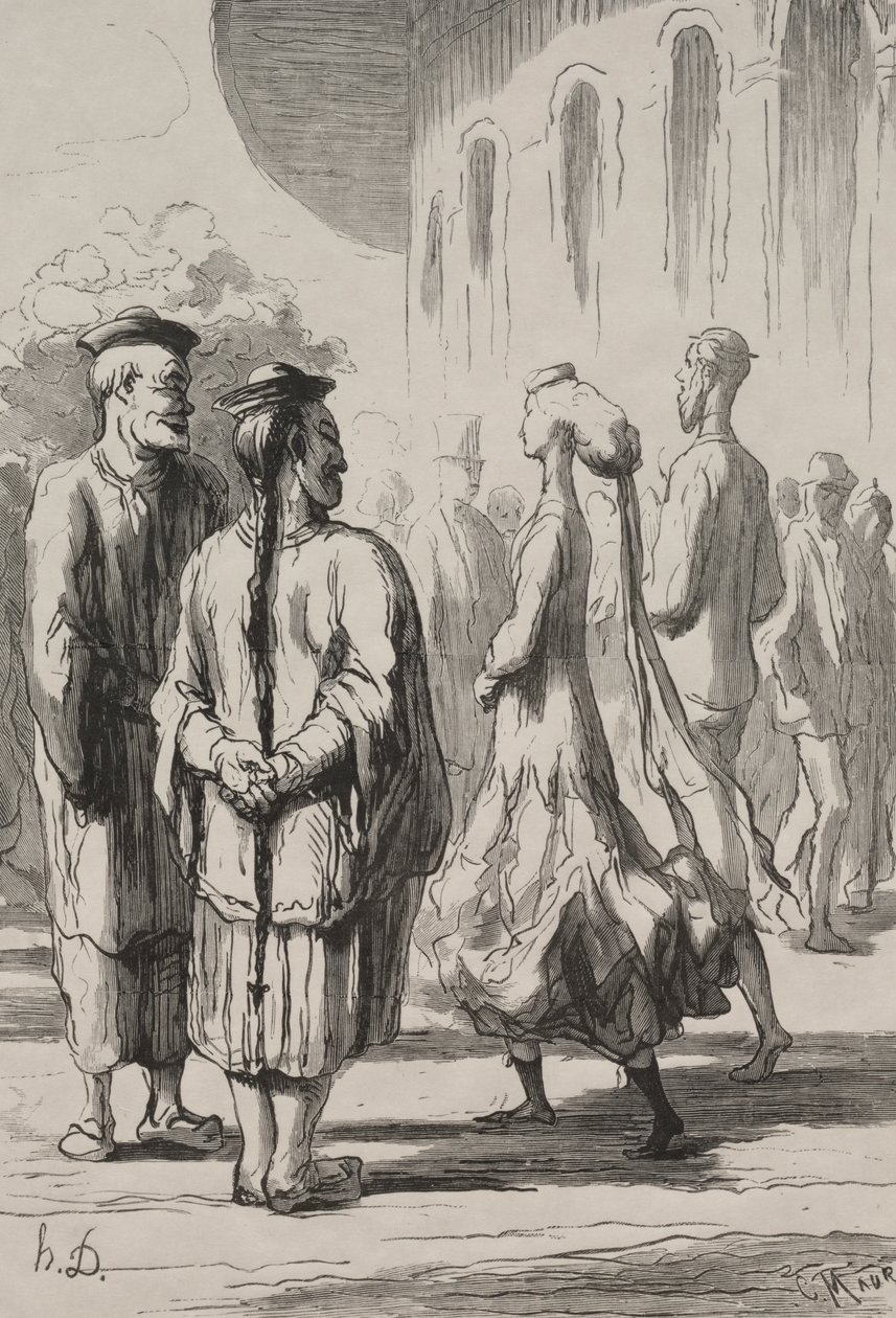 Kdo jsou skuteční Číňané? od Honoré Daumier