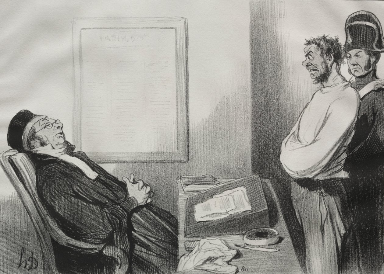 Měl jsi hlad...to není důvod... od Honoré Daumier