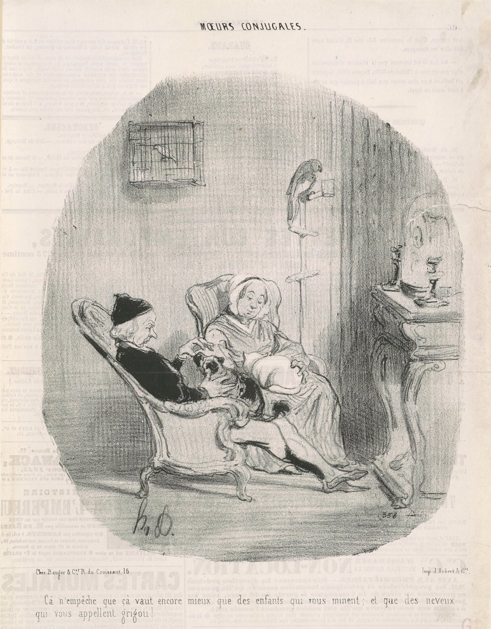 Přesto je to ještě lepší.... od Honoré Daumier