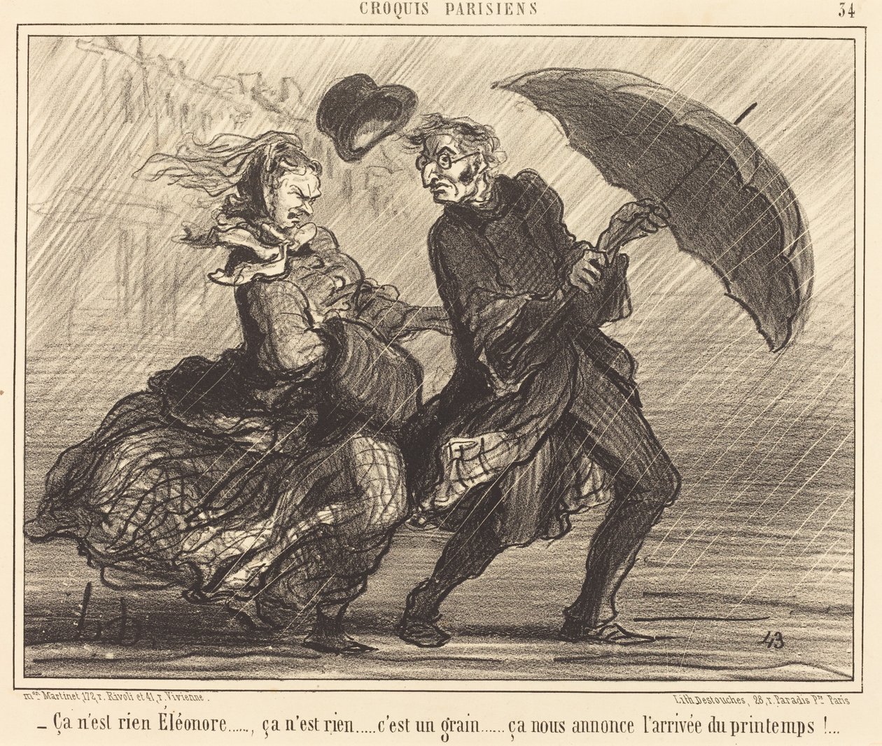to nic není Éléonore...to nic není... od Honoré Daumier