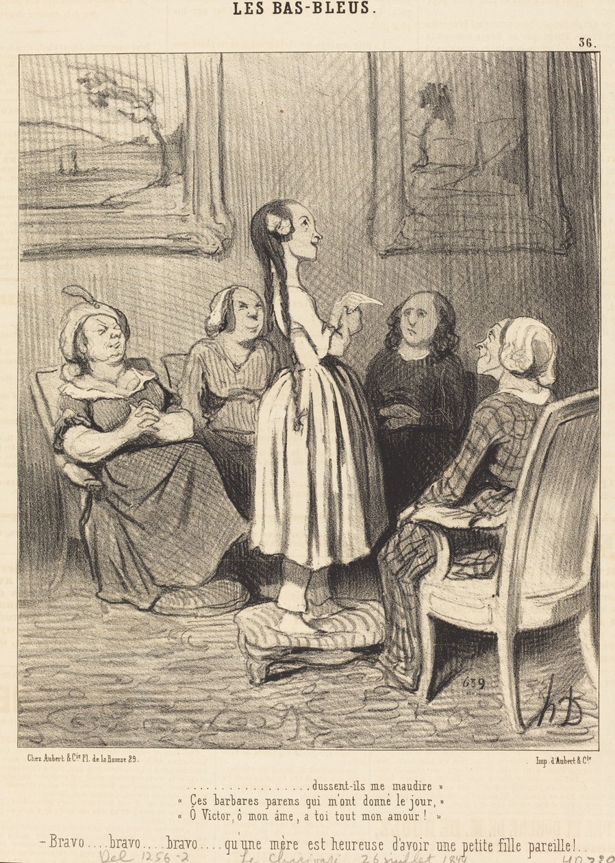 ...i když mě proklínají. Tito barbarští příbuzní... od Honoré Daumier