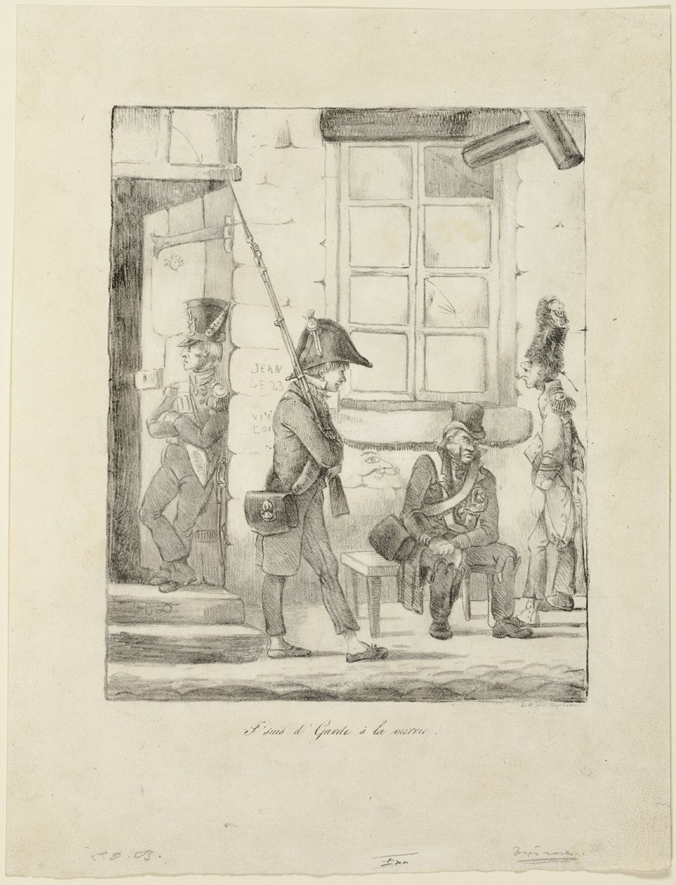 "Hlídám radnici" od Honoré Victorin Daumier