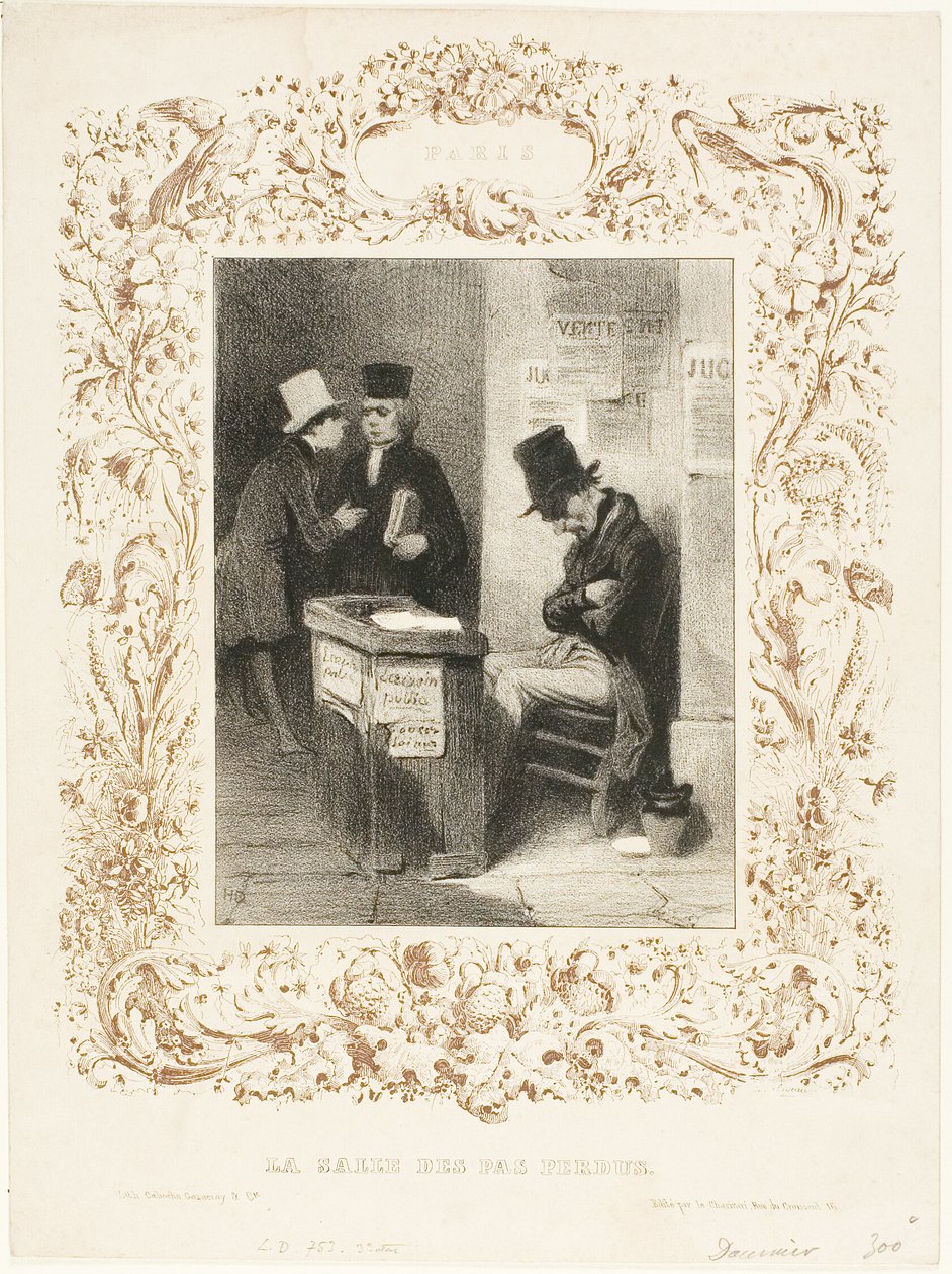 Čekárna od Honoré Victorin Daumier
