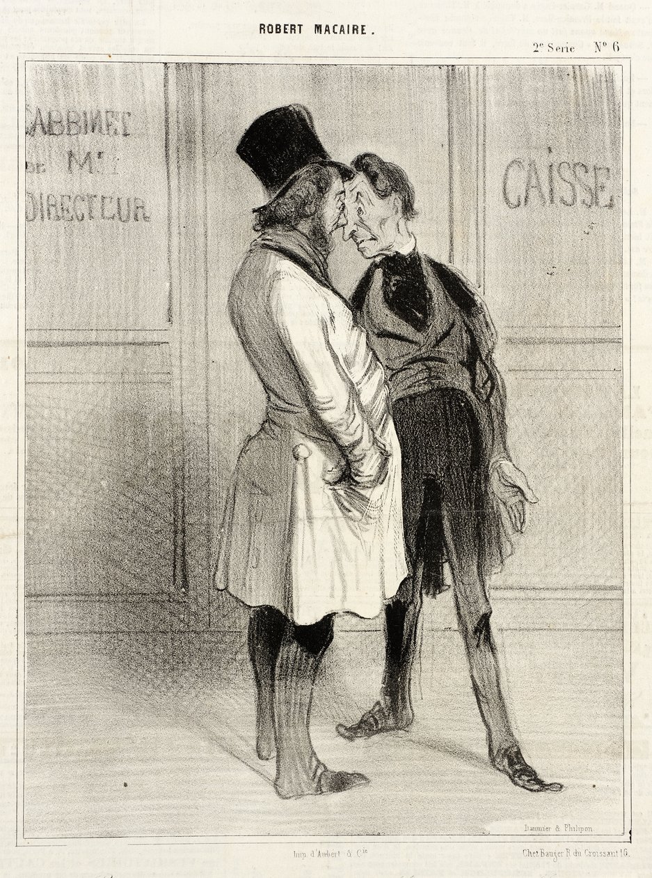 (Robert) No tak! Můj drahý řediteli... od Honoré Daumier