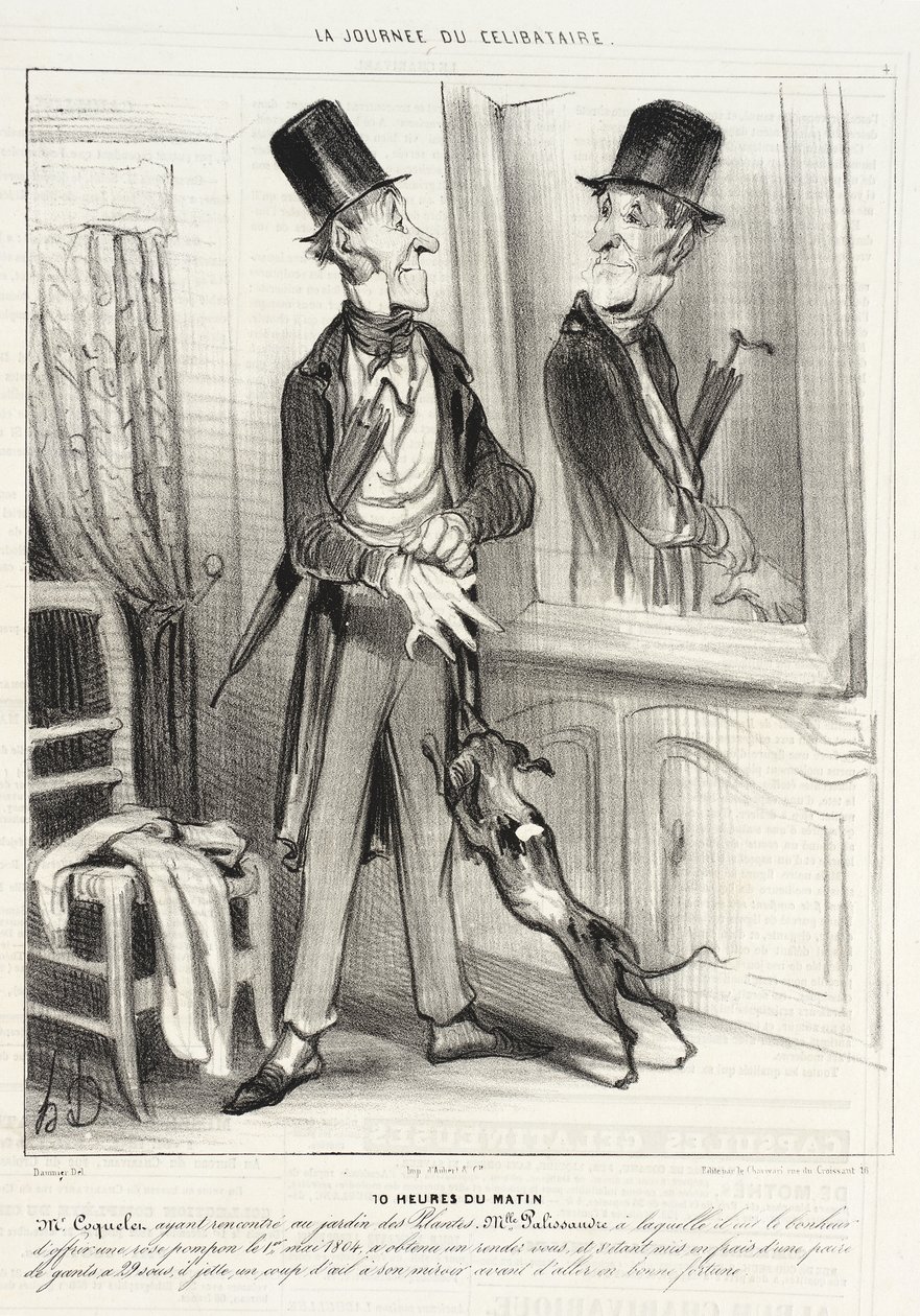 10 hodin ráno od Honoré Daumier