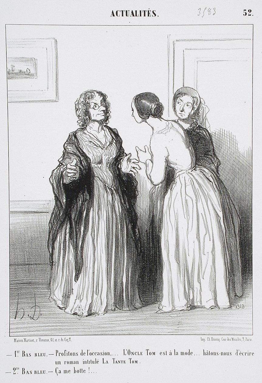 1. modrá punčocha - Využijme příležitosti... od Honoré Daumier