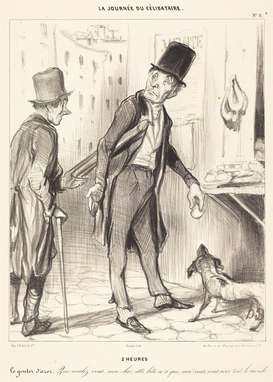 2 hodiny od Honoré Daumier