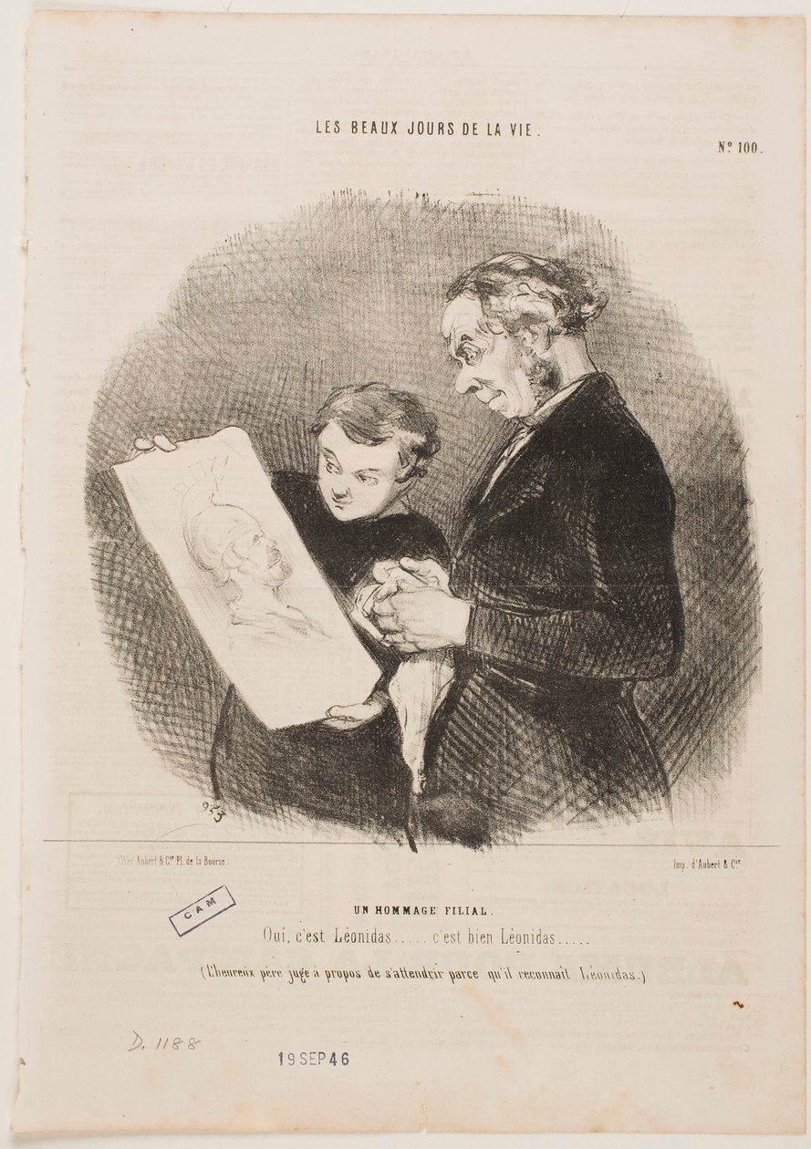 Pocta rodičům od Honoré Daumier