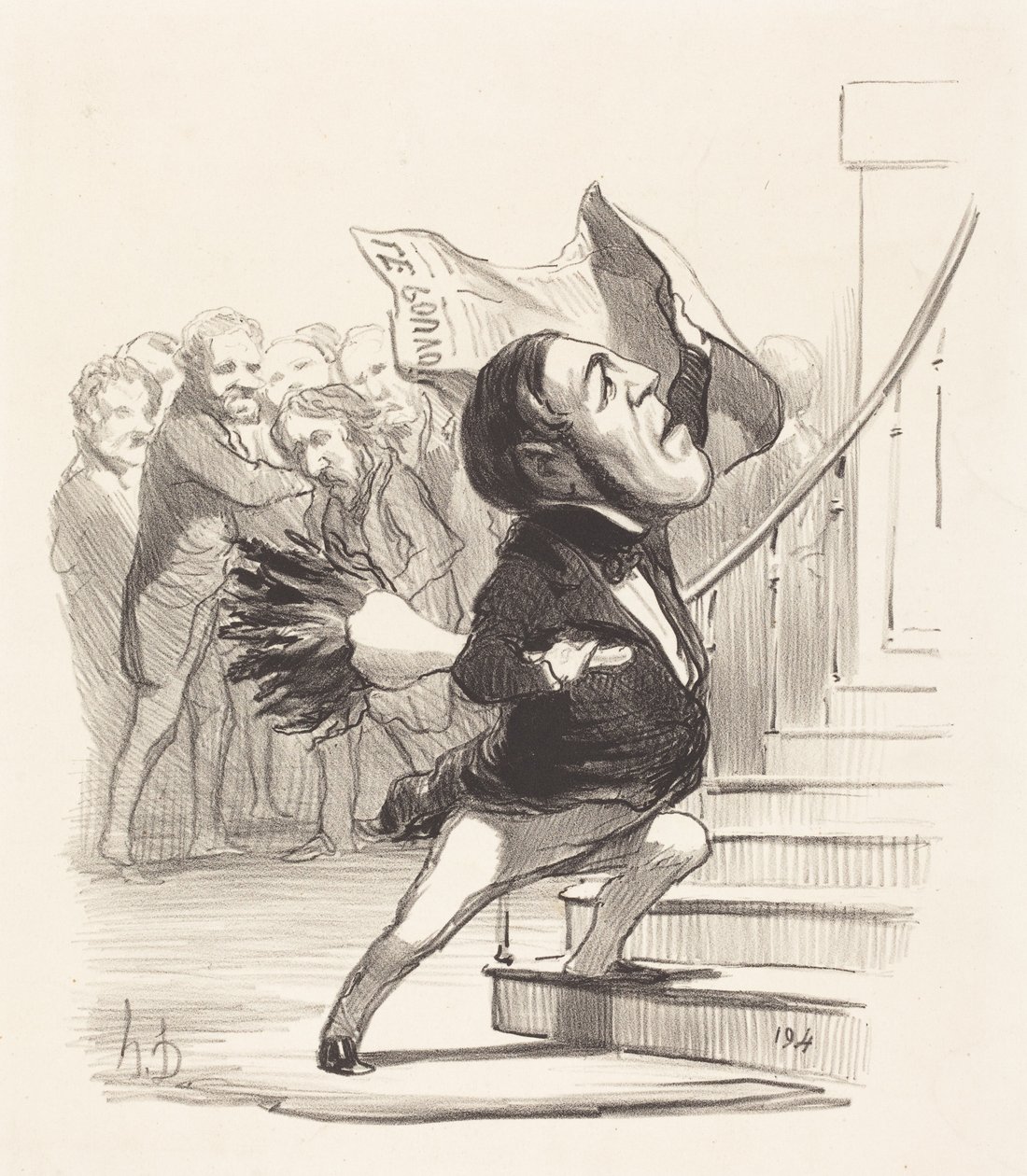 A. Granier de Cassagnac od Honoré Daumier