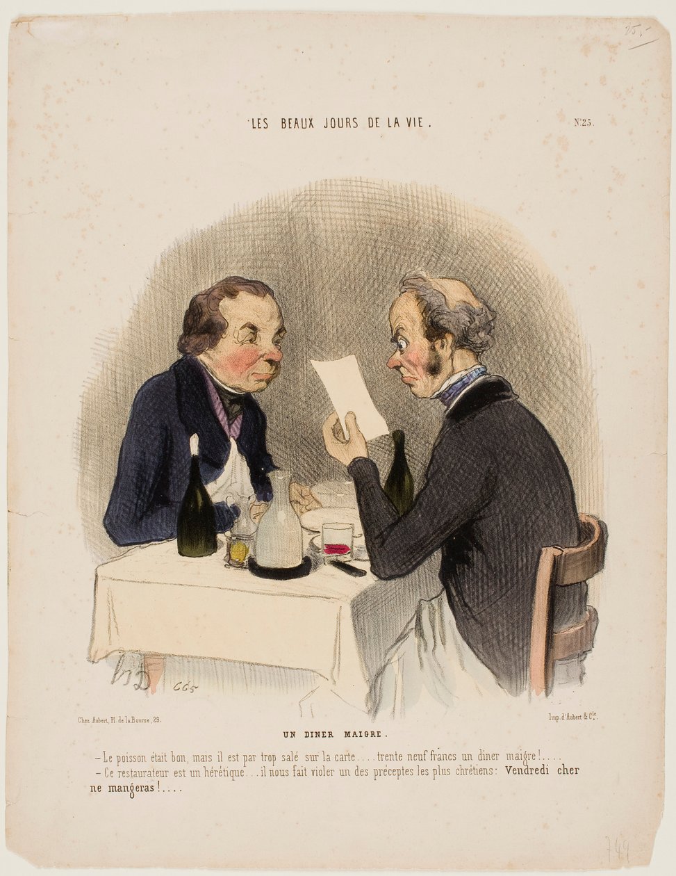 Lehké jídlo od Honoré Daumier