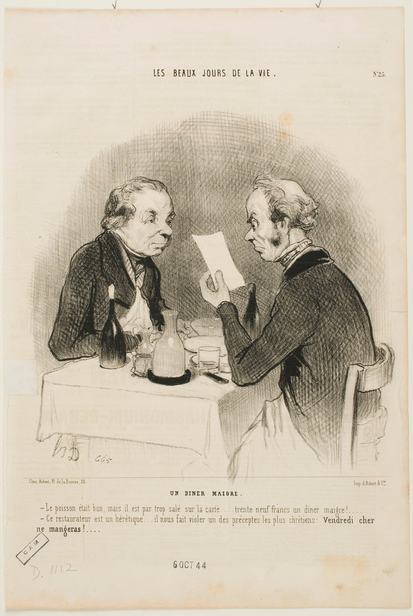Lehké jídlo od Honoré Daumier