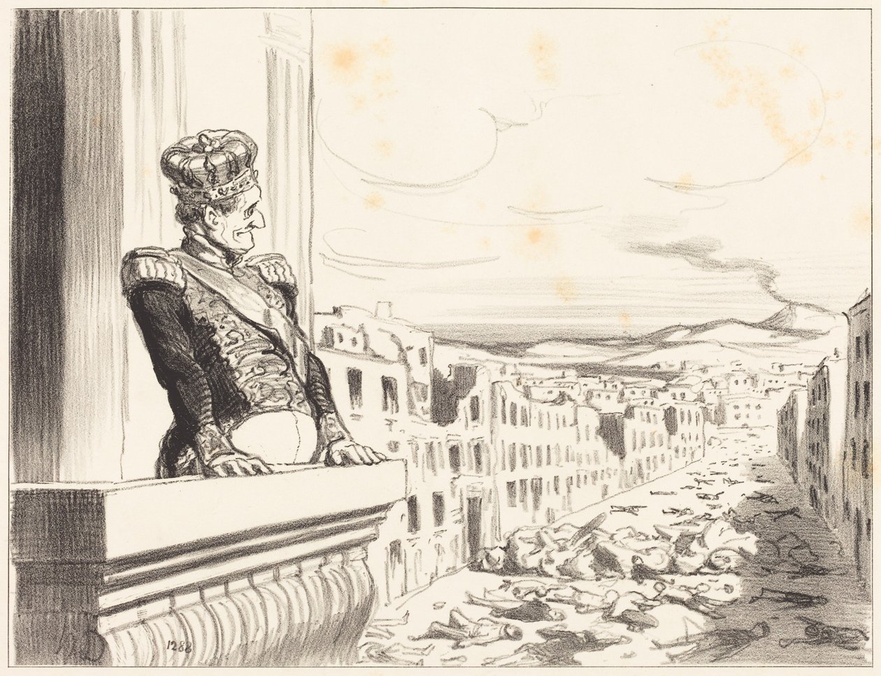 V Neapoli - Nejlepší z králů... (1. deska) od Honoré Daumier