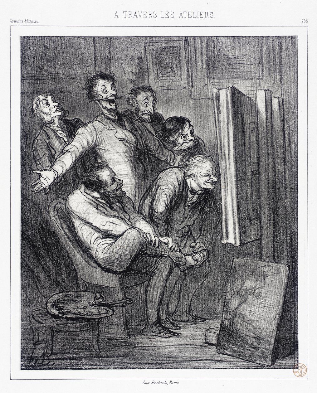 Skrze dílny od Honoré Daumier