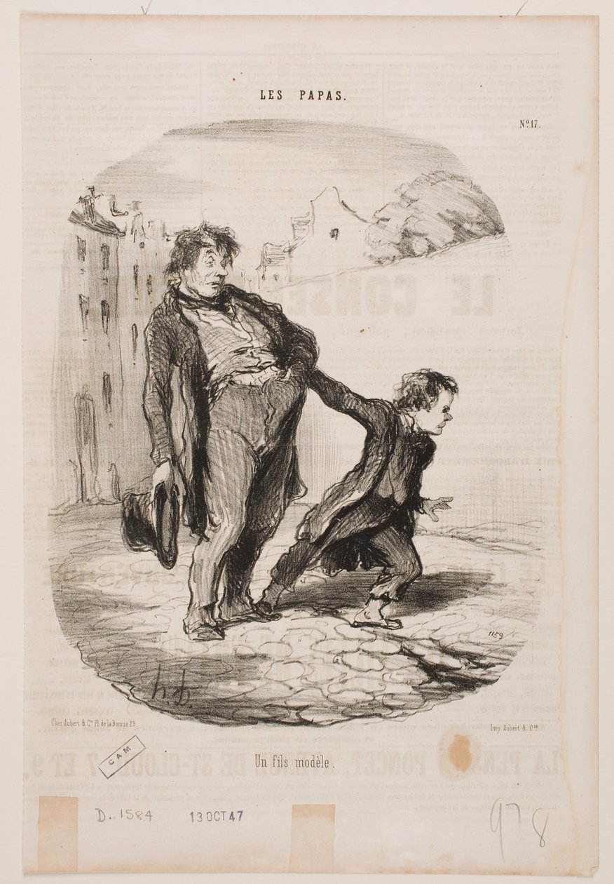 Vzorový syn od Honoré Daumier