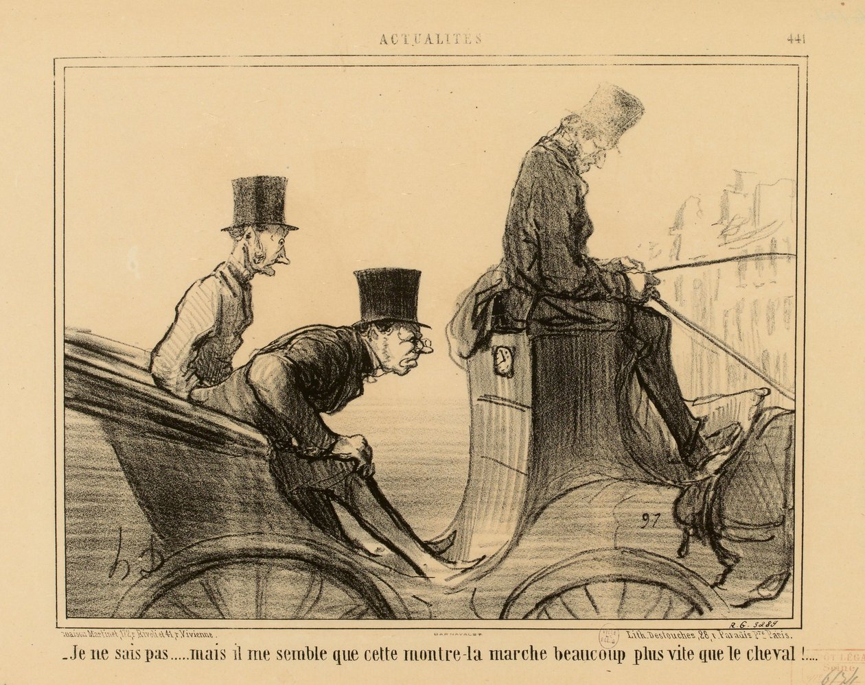 Aktuality č. 441: - Nevím... ale zdá se mi, že tyto hodinky jdou mnohem rychleji než kůň od Honoré Daumier