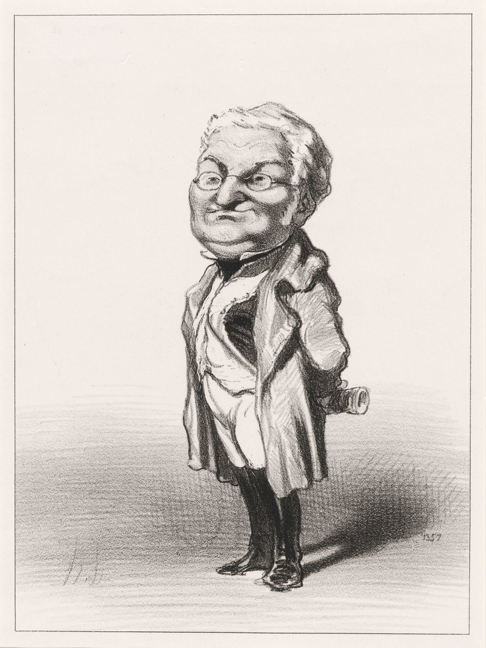 Adolphe Thiers od Honoré Daumier