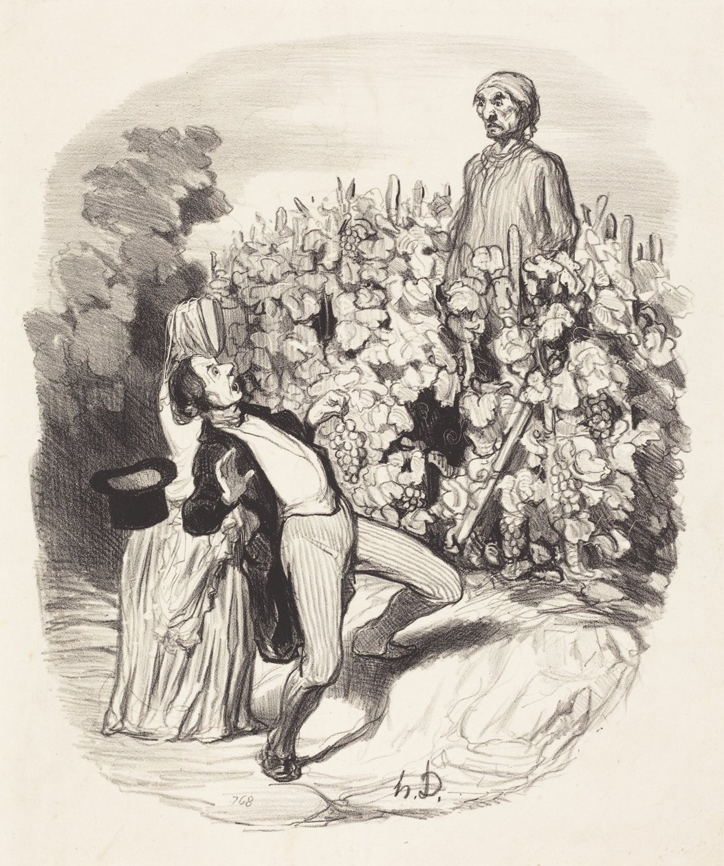 Ach! Sakra, myslím, že jsme chyceni! od Honoré Daumier