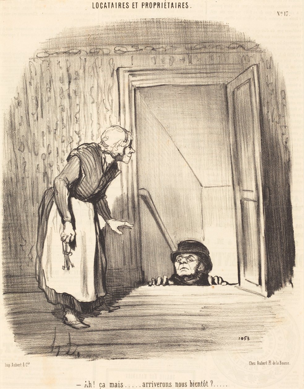 Ach! Ale... dorazíme brzy? od Honoré Daumier