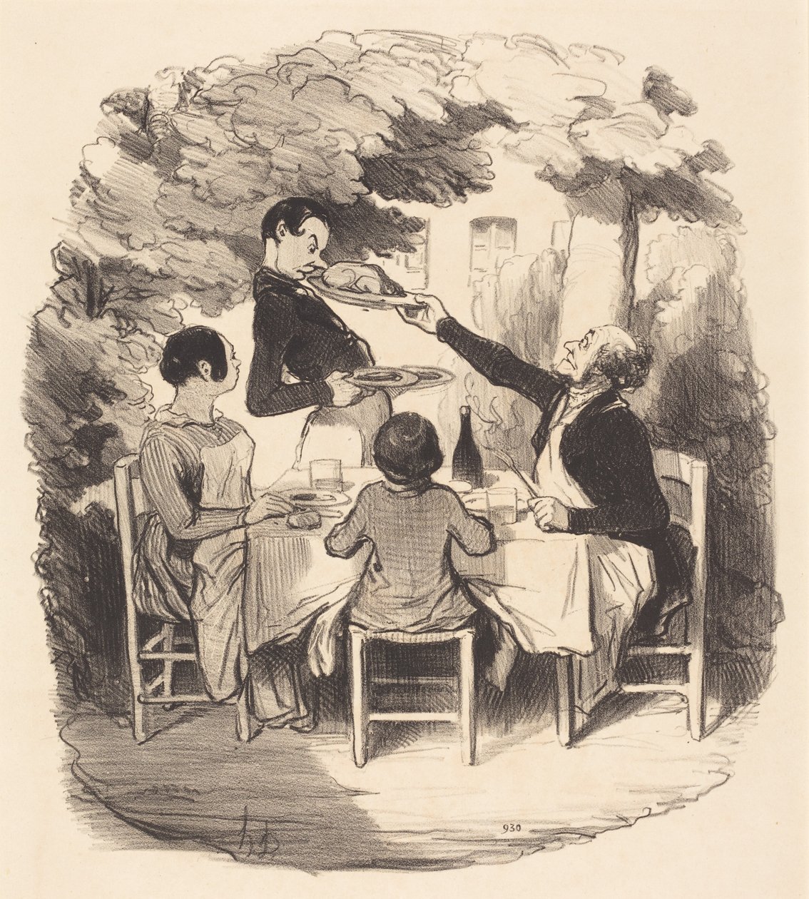Ach! je to čerstvé... ale ty ne, chlapče... od Honoré Daumier