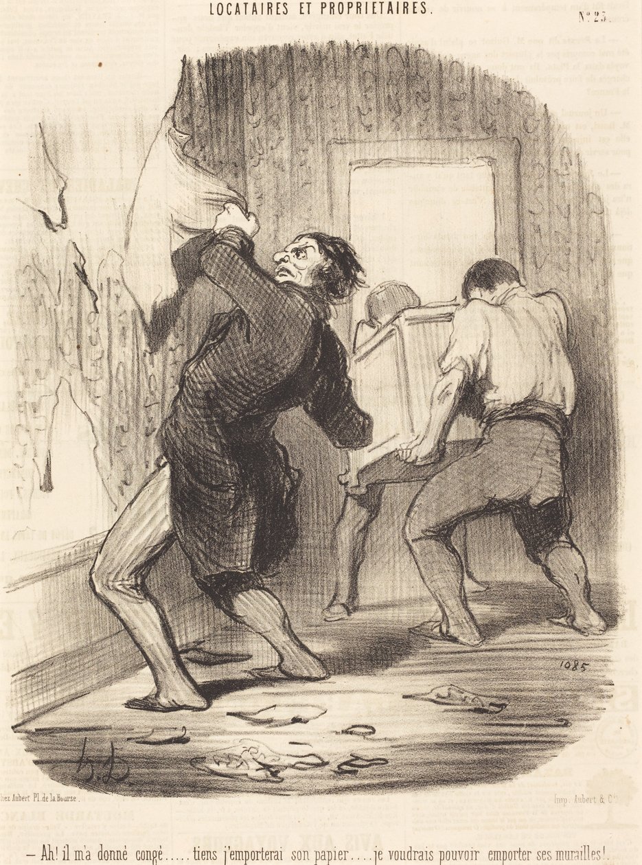 Ach! Propustil mě... od Honoré Daumier