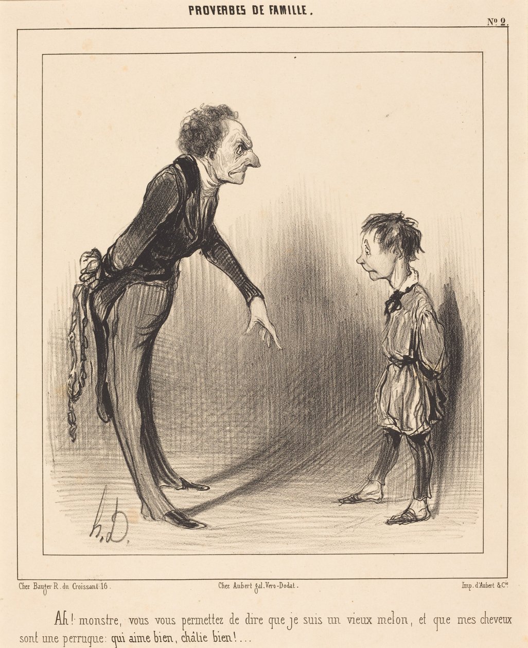 Ach! Nestvůro, dovolujete si... od Honoré Daumier