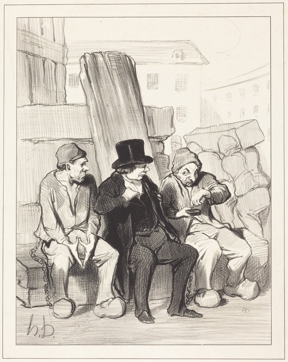 Tak tedy, můj příteli, je mu dvacet dva let... od Honoré Daumier