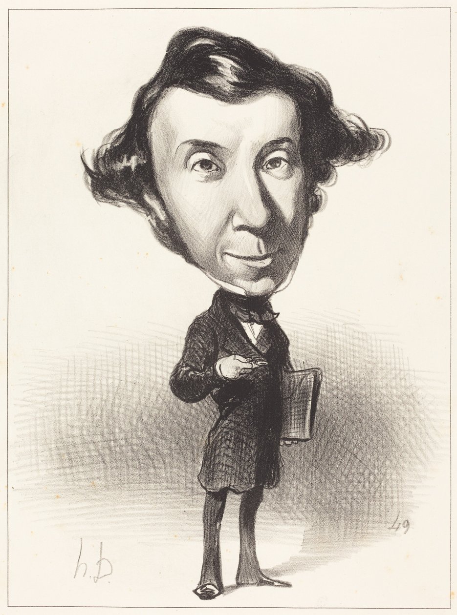 Alex. Ch. Henri de Tocqueville od Honoré Daumier