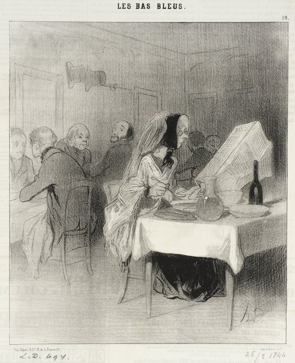 No tak!... o mém románu ještě nepodali zprávu... od Honoré Daumier