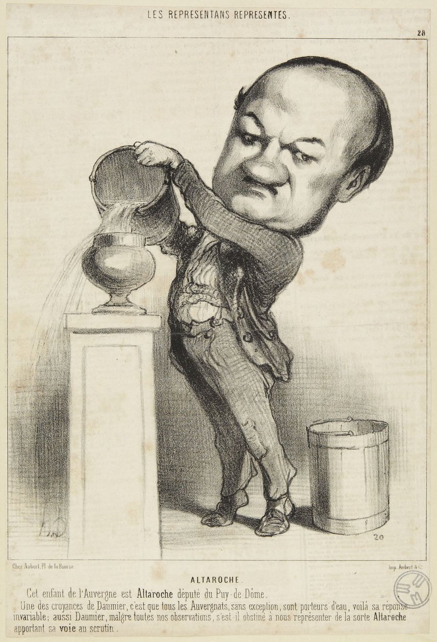 Vysoká skála od Honoré Daumier