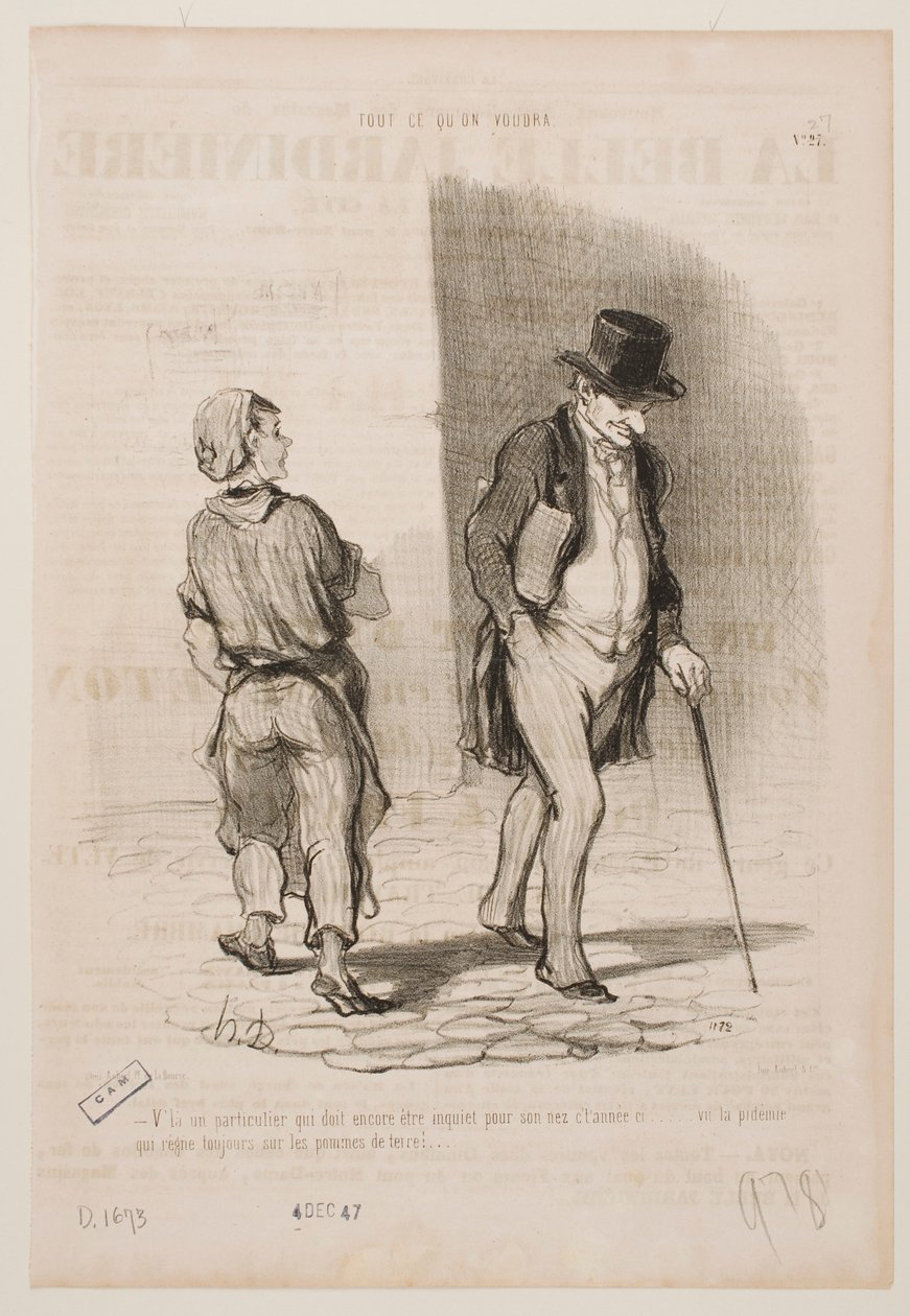 Další, kdo si letos musí dělat starosti o nos... od Honoré Daumier