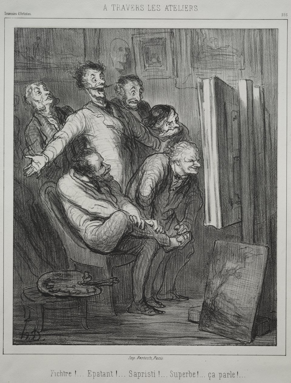 Přes studia od Honoré Daumier