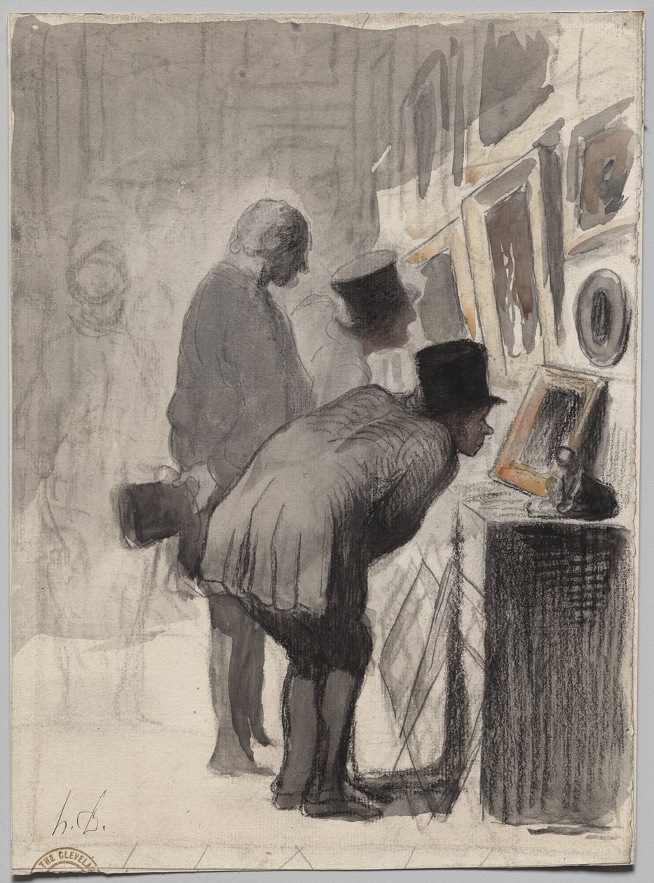 Milovníci umění od Honoré Daumier