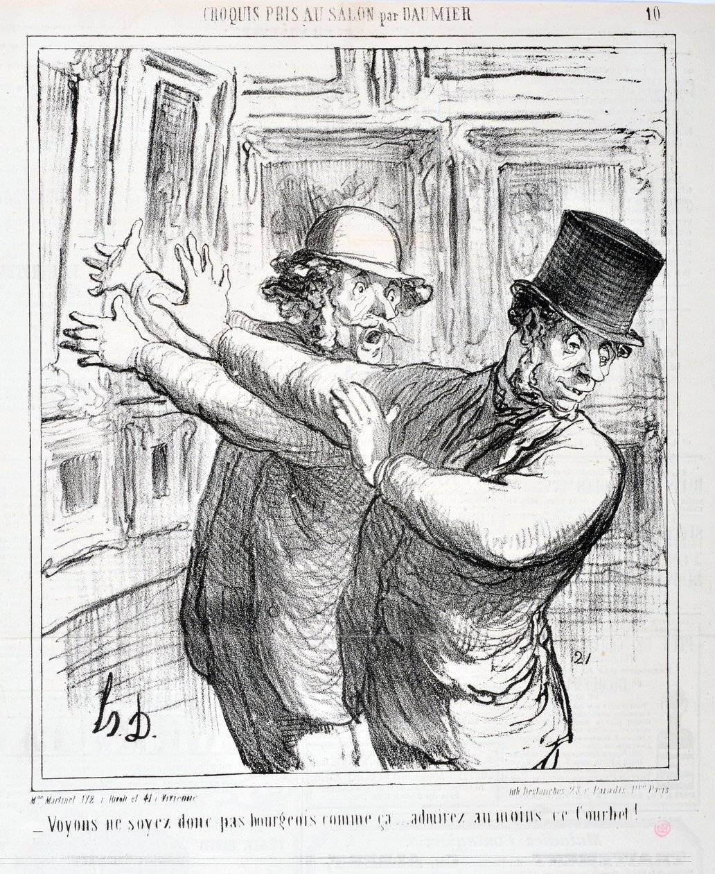 Závěsný od Honoré Daumier