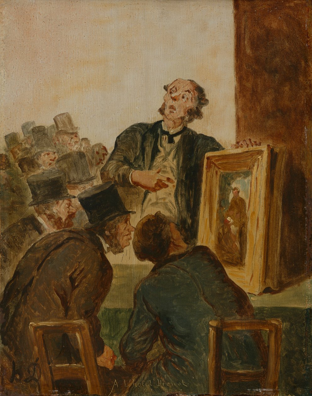 V galerii Drouot od Honoré Daumier