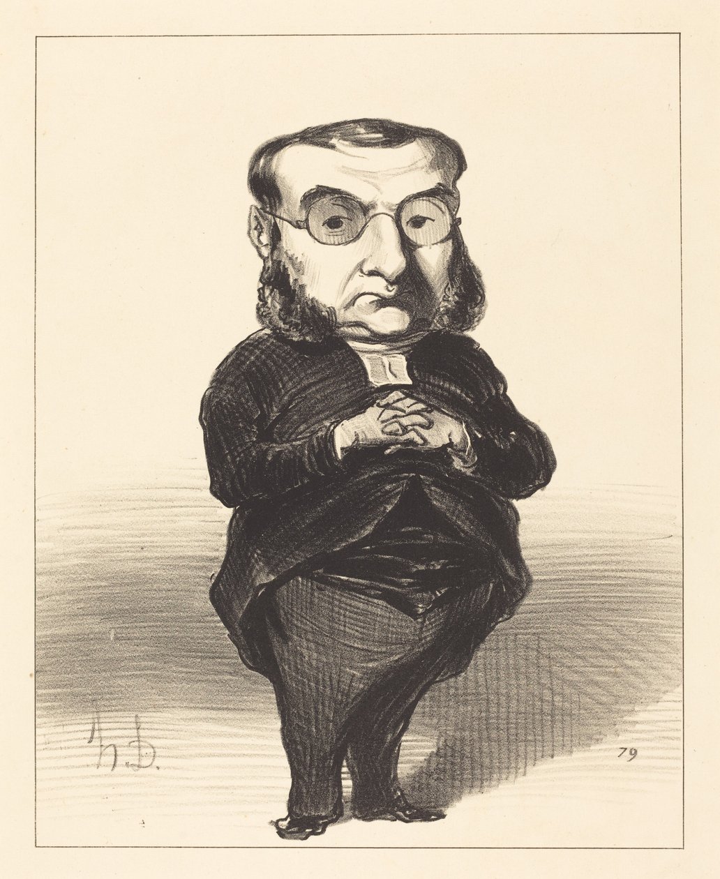 Ath. L. Charles Coquerel od Honoré Daumier
