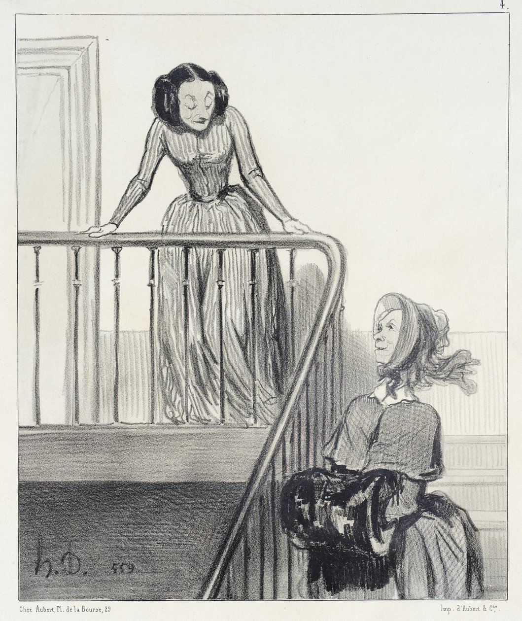 Sbohem, Ofélie!... od Honoré Daumier