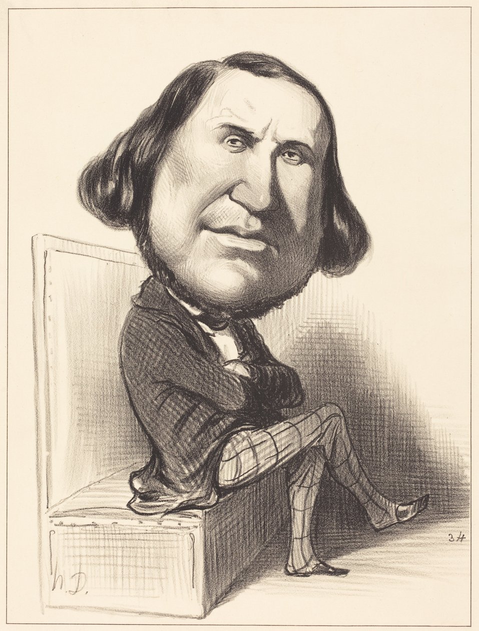 Auguste Avond od Honoré Daumier