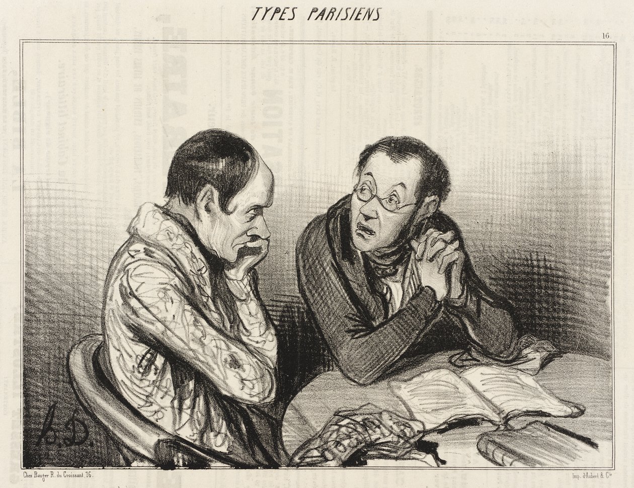 Dramatičtí autoři... od Honoré Daumier
