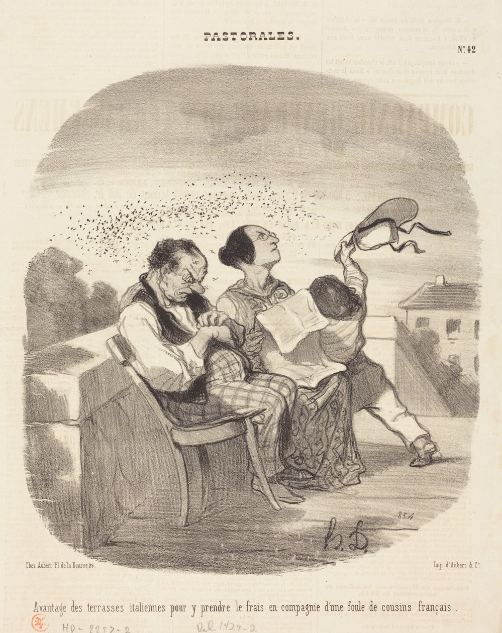 Výhody italských teras... od Honoré Daumier