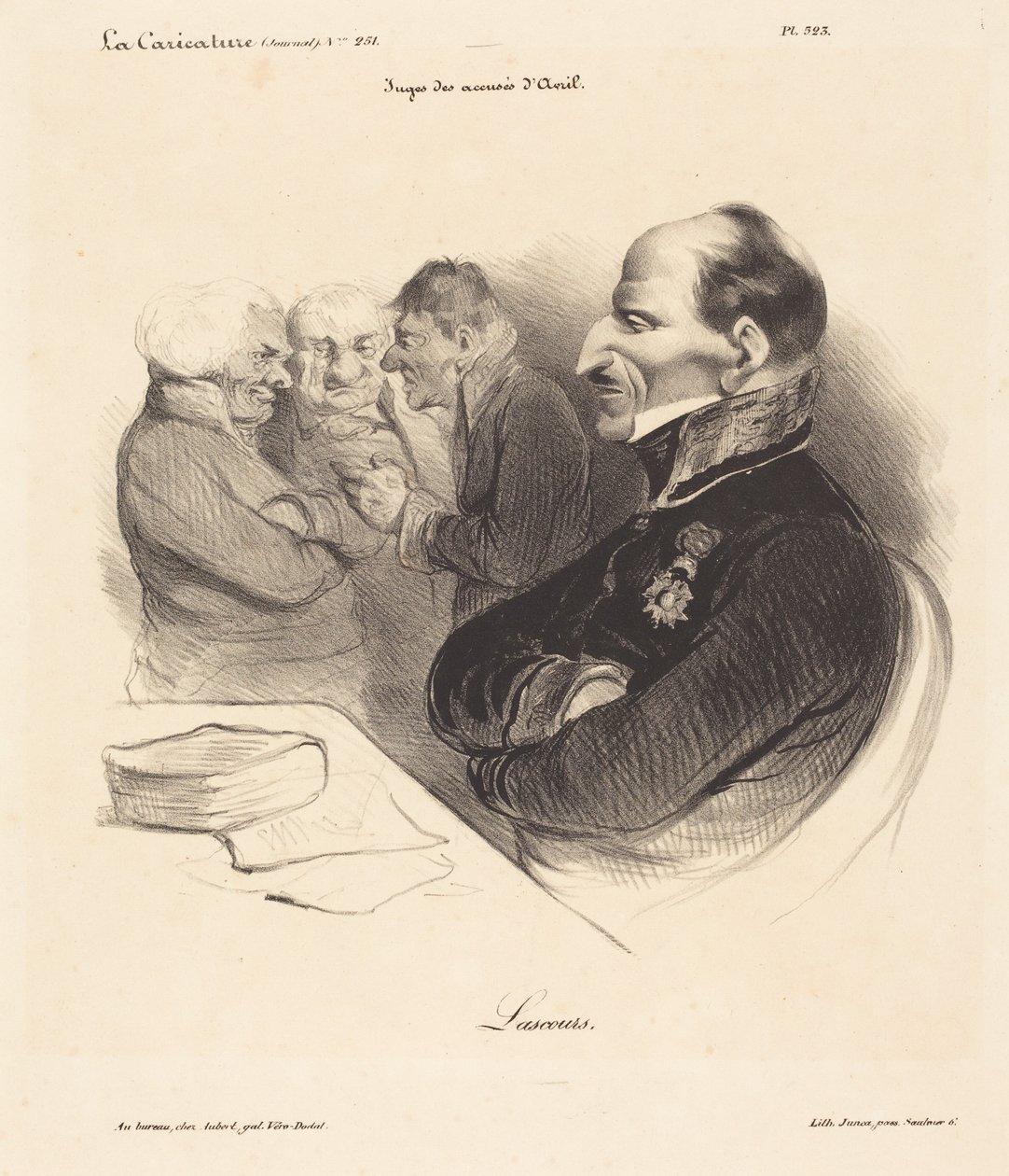 Baron de Lascours od Honoré Daumier