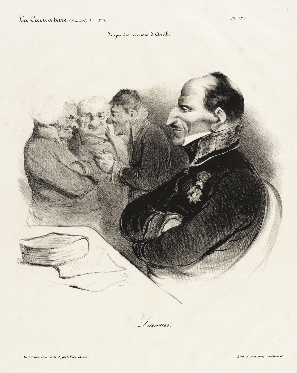 Baron de Lascours od Honoré Daumier