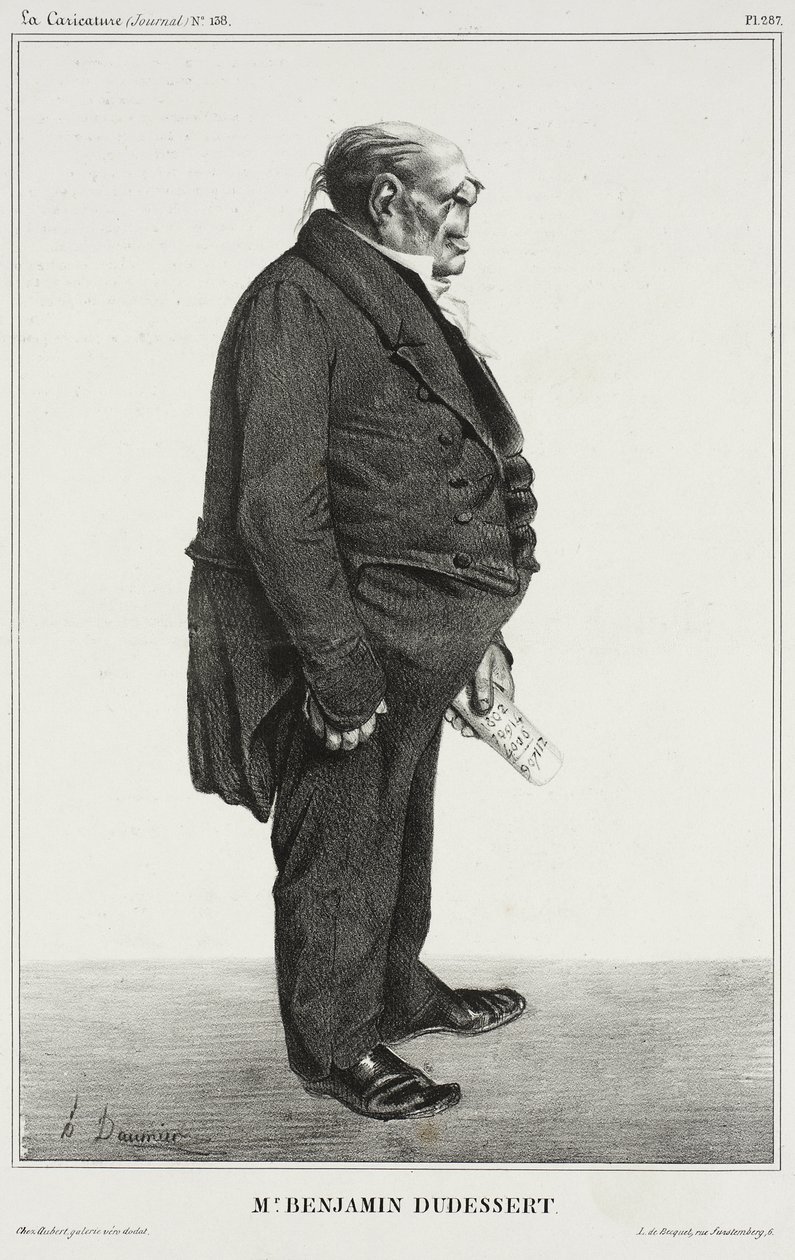 Benjamin Dudessert od Honoré Daumier