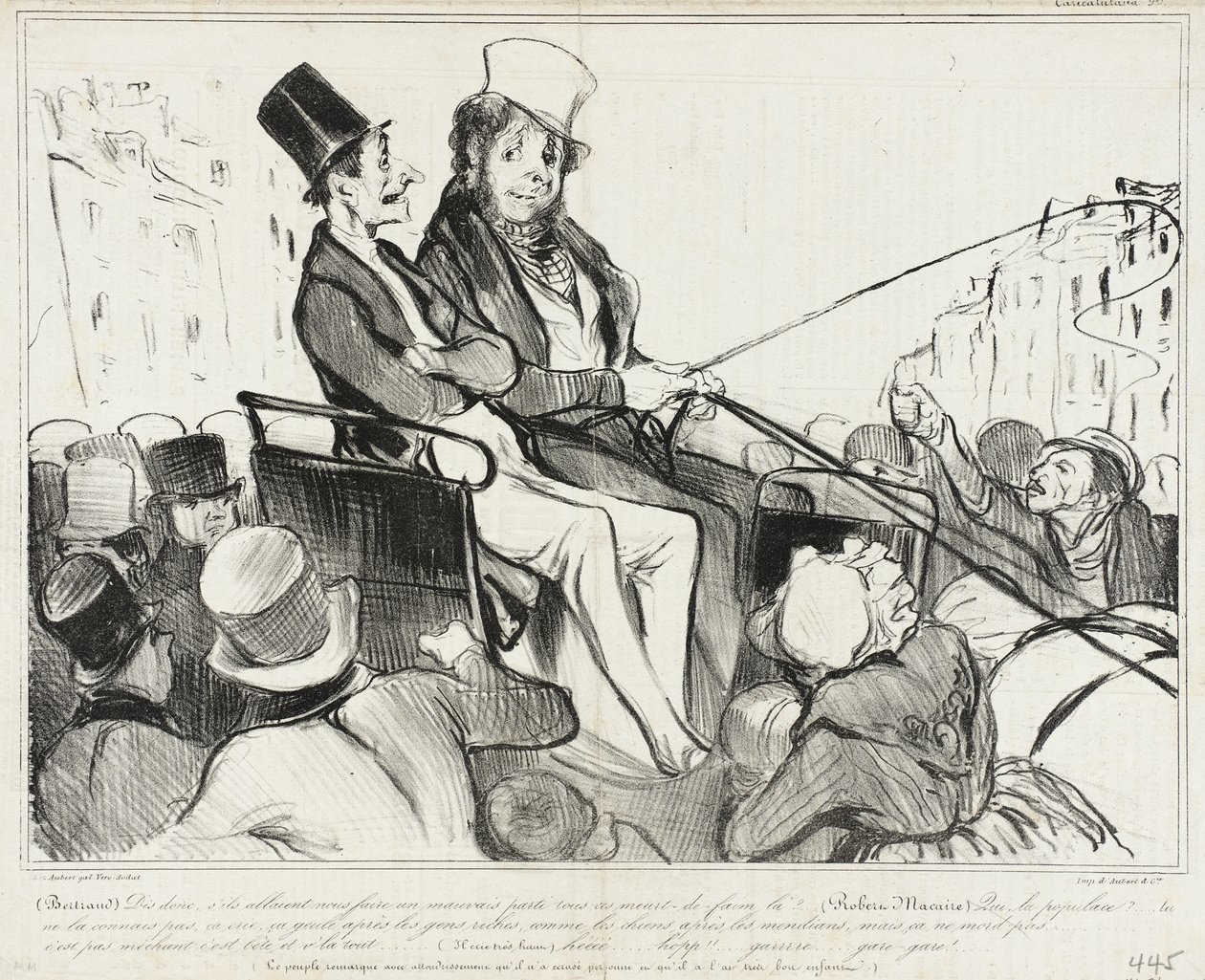 Bertrande, poslyš, co kdyby nám udělali... od Honoré Daumier